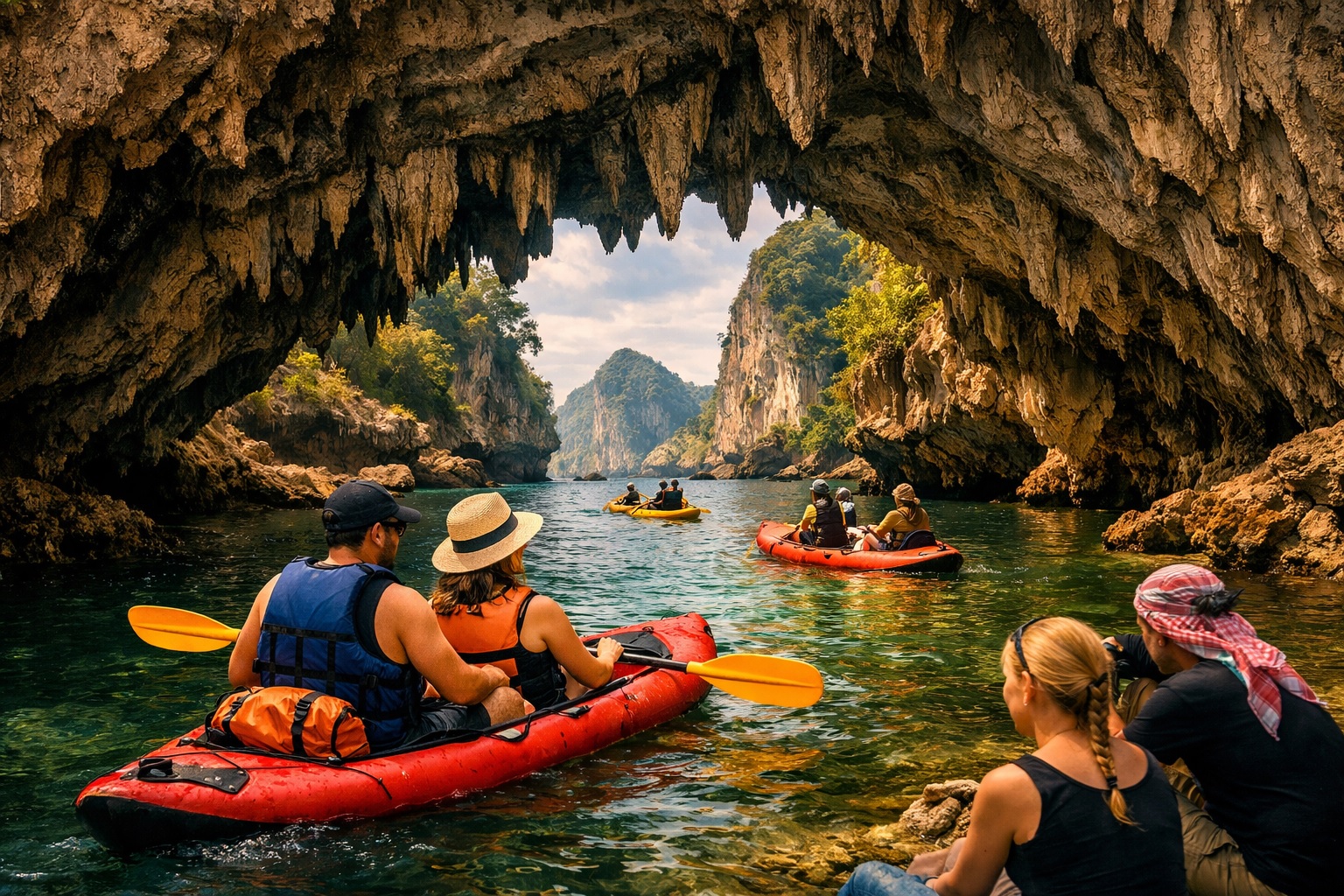Thailand Sea Kayaking Caves